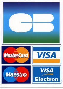 Logos CB, MasterCard, VISA & Maestro